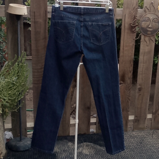 Women's Calvin Klein Jeans Good Condition Skinny Size 29-8 Blue Very Stretchy